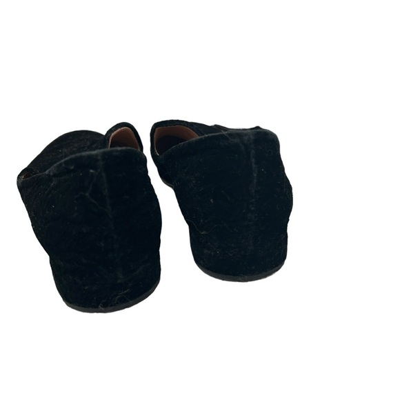 Lewit Loafers | black velvet embossed flat shoes | size 37 Italian made in Italy - Picture 13 of 13